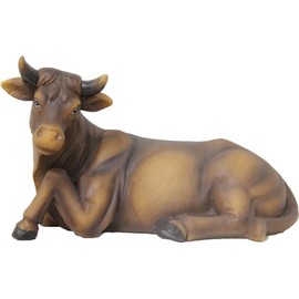 FADEDA Ox/Height: 7 cm/Hand-painted/Detailed Nativity Scene Figures - Christmas Table Decoration Nativity Accessories