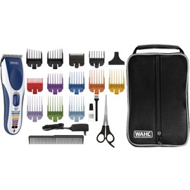 Wahl ColorPro Cordless Hair Clipper, Blue, Silver 09649-016