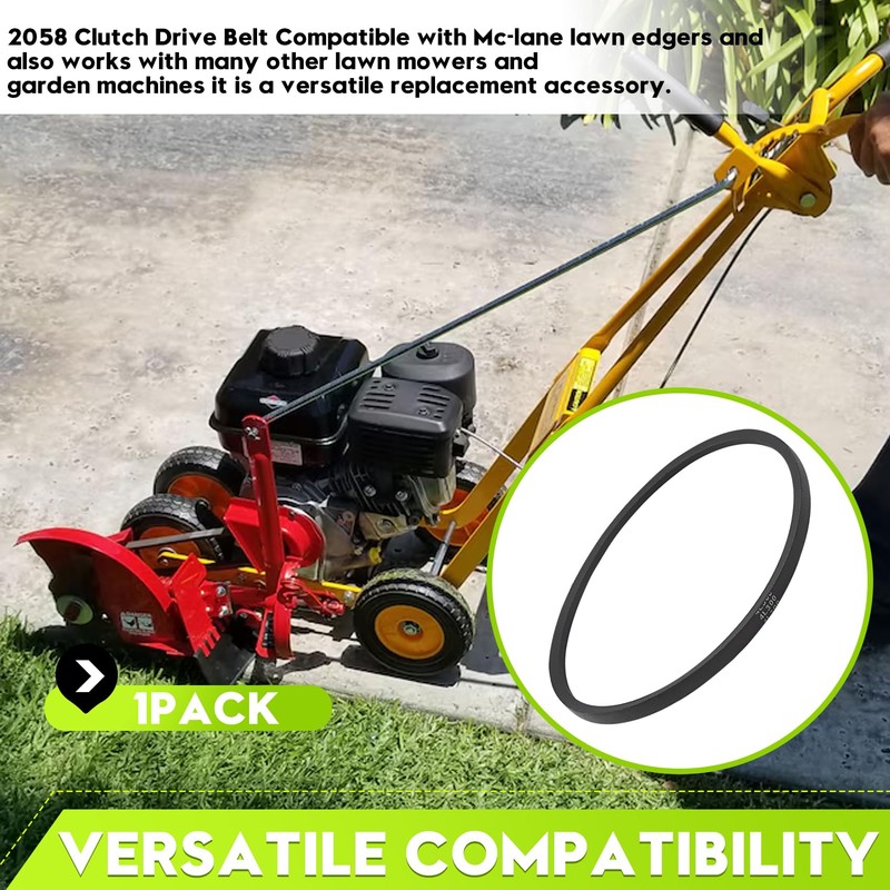 4L-300 Drive Belt Compatible with McLane Edge Trimming Machine, Replacement