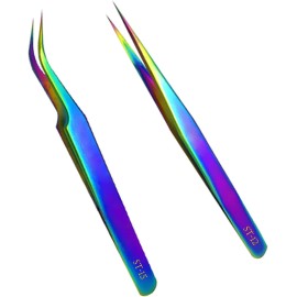 NoBrand Tweezers Set, painting tools, Extension Tweezer, Anti-Static Stainless Steel
