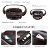 BAIGIO Men's Small Leather Shoulder Bag Messenger Briefcase Leather Crossbody