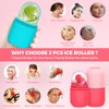 2pcs Ice Face Roller,Gua Sha Face Massage,Ice Roller for Face