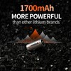 NINMAX® CR123A 3V Lithium Battery 6 Pack, No.1 1700mAh 3