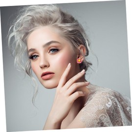 COLLBATH Fashion Earring for Women Flower Needle Earrings Creative Ear Jewelry Lady Earring