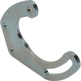 Speedway Motors SBC Power Steering Pump Bracket Steel Zinc-Plated Mounts 70–82 GM Pump with Threaded Pulley Shaft Fits SBC Engines Using Short Water Pump for Proper Belt Alignment