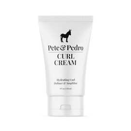 Pete & Pedro Curl Cream - Definer Y Amplificador De Cabello Rizos Hidratantes Para Hombres Y Mujeres | Brillo Natural Y Rizos Y Ondas Fuertes, Reductor De Frizz, Tipos De Cabello Rizado Y Ondulado | S