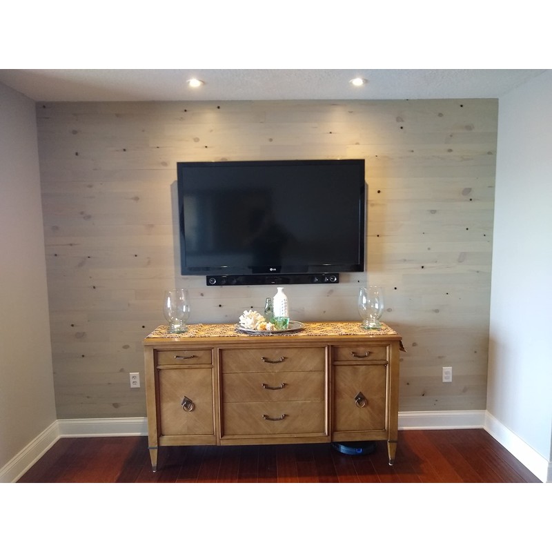 TIMBERCHiC 100% Real Wood - Premium Smooth Peel-and-Stick Wall Planks