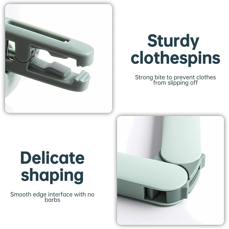 4 Pack Travel Hangers,Foldable Hangers,with Hidden Clips,Lightweight and Portable,Space Saving,Suitable