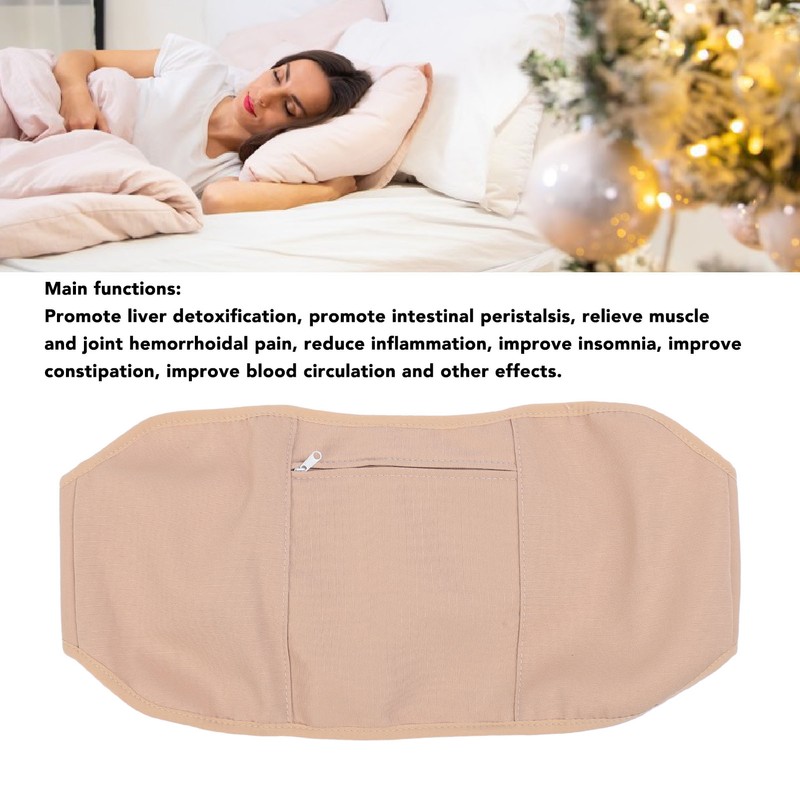 Castor Oil Pack Wrap Adjustable Reusable Castor Oil Bag for