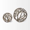 Homeroots Gold Metal Tree Branch Sculpture