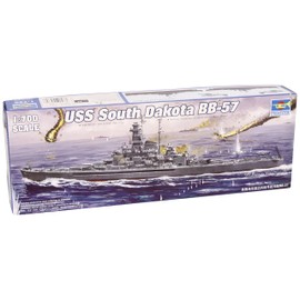Trumpeter 1/700 USS South Dakota BB57 Battleship 1945 Model Kit