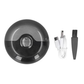 Electric Nail Clipper Round Anti Pinch USB Rechargeable Safety Electric Automatic Nail Trimmer for Babies Children Seniors Black