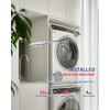 BaiNong 12 inch Valet Rod for Closets Pull Out Closet