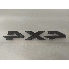 4x4 1500 2500 3500 Chrome 4X4 Truck Emblem Decal