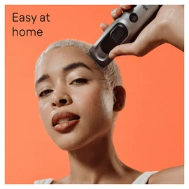 Braun Hair Clipper Series 7, Featuring Lifetime-Sharp Blades, 17 Length Settings, With 4 Styling Tools, 50-min runtime, Gifts for Men, HC7390, Silver