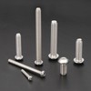 PATIKIL 5/16-18x5/8" Button Head Socket Cap Screws, 10 Pcs 304