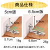 Furniture Fall Prevention, Fixed Stoppers, Set of 4, Earthquake, Earthquake