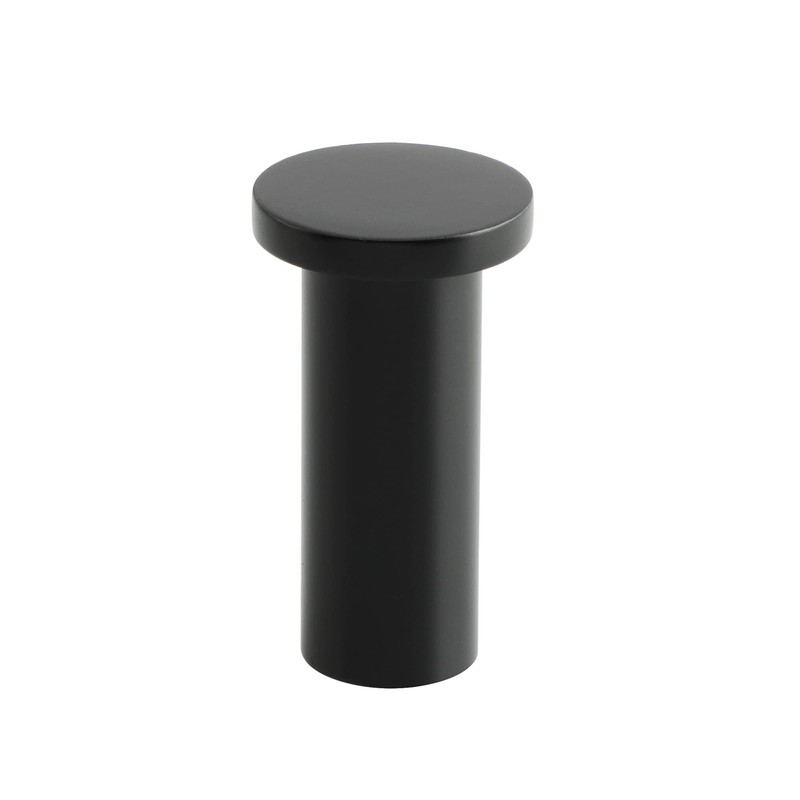 SAYAYO 2PCS Black Coat Hooks Wall Mounted SUS304 Stainless Steel