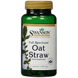 Swanson Full Spectrum Oat Straw 400 Milligrams 60 Capsules