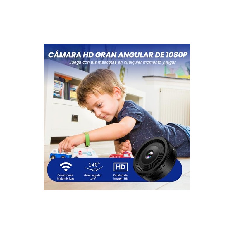 Hszsxjk Mini C?mara, Hd 1080 Mini C?mara de Seguridad