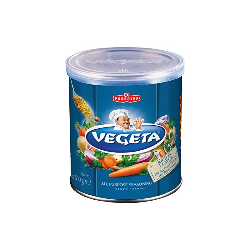 Vegeta, Gourmet Seasoning and Soup Mix, 500g can