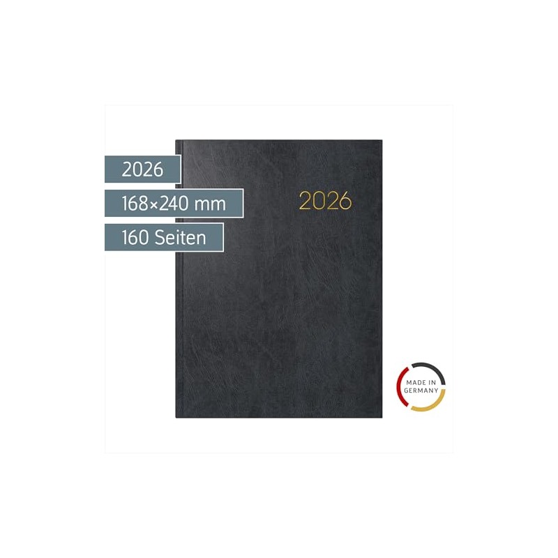 BRUNNEN Book Calendar Model 797 2026 | 168 x 240