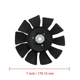 53822 7" 10 Blade Transmission Fan Compatible with Husqvarna Craftsman Lawn Tractors Hydro Gear YT3000 YT2400 Rep 584282001 72294 Transaxle Fan