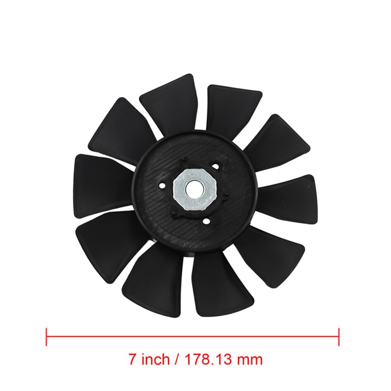 53822 7" 10 Blade Transmission Fan Compatible with Husqvarna Craftsman