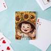 CafePress Happy Sunflower Baby Boy Standard Size Playing Cards