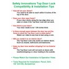 Safety Innovations Child Proof Deluxe Door Top Lock for 1