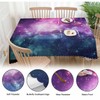 Beabes Decorative Rectangle Tablecloth 52"X70" Galaxy Space, Cosmic Universe Nebula