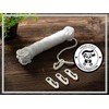 PHENO FLAGS 15 m Flag Rope for Flagpole with Hooks,