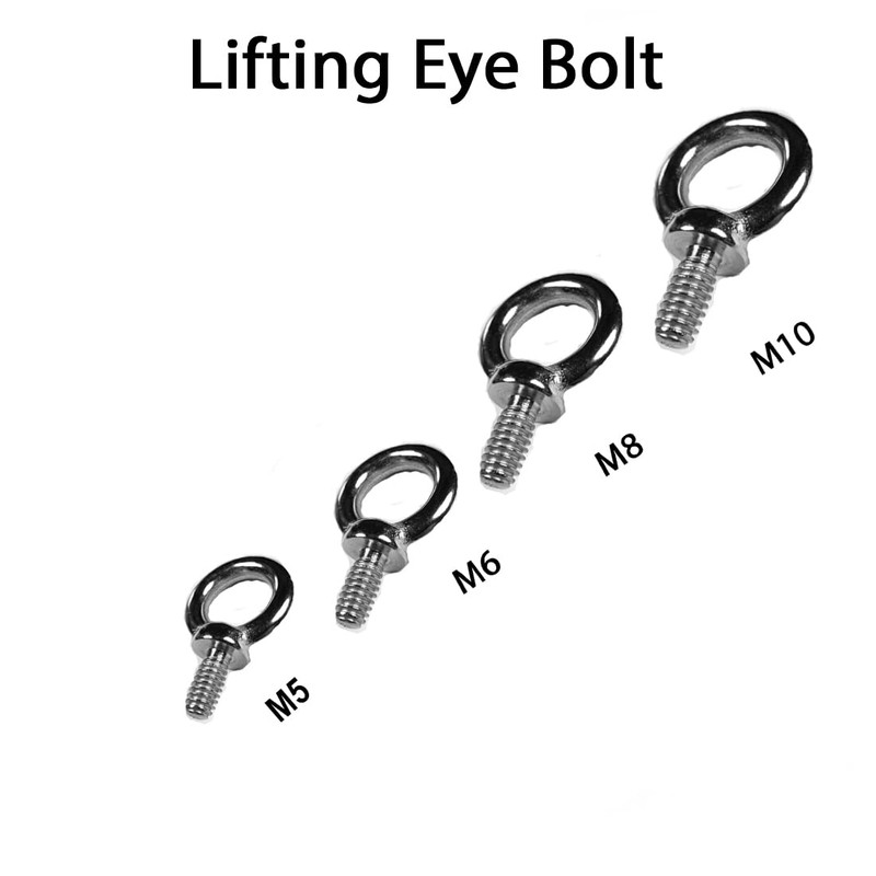 M5 Lifting Eye Bolts Made from Marine Grade A4 Stainless