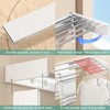 Wall Mounted Laundry Rack, Collapsible Clothes & Towel Drying Rack