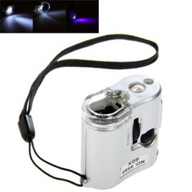 9592 Mini 60X Microscope Loupe LED Lighted Magnifier