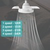 SIOLAXEN Socket Fan Light for Small Rooms Lighting,3000-6500K Dimmable Lighting
