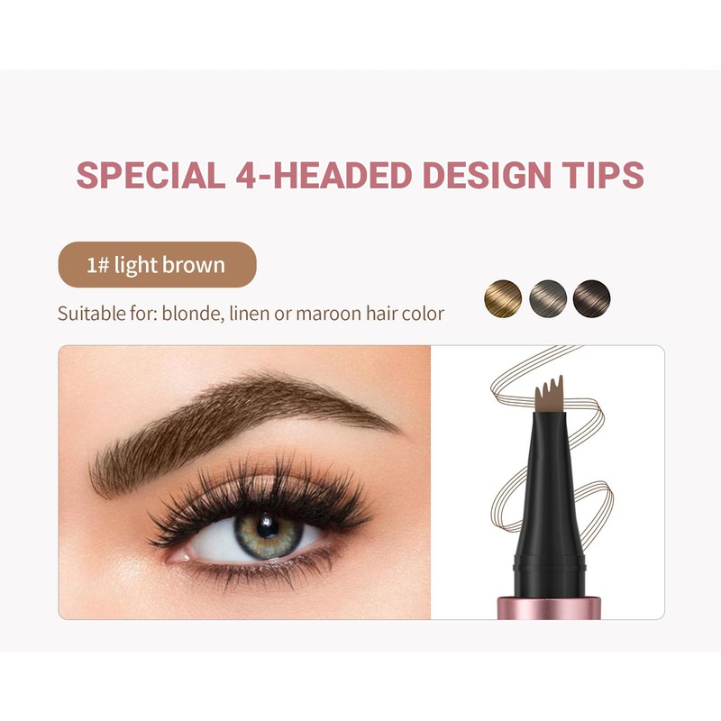 Magic Liquid Eyebrow Pencil - New 4 Tip Microblade Eyebrow