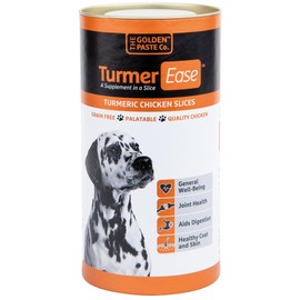 The Golden Paste Company TurmerEase Chicken & Turmeric Joint Supplements for Dogs & Cats - Health, Mobility & Digestion Support - Natural Grain Free Dog Treats - Pet Joint Care, Wellness & Digestion
