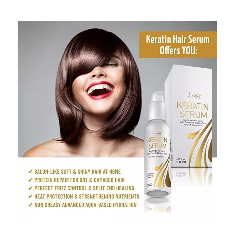 VITAMINS hair cosmetics Sérum Para El Cabello Con Queratina Y