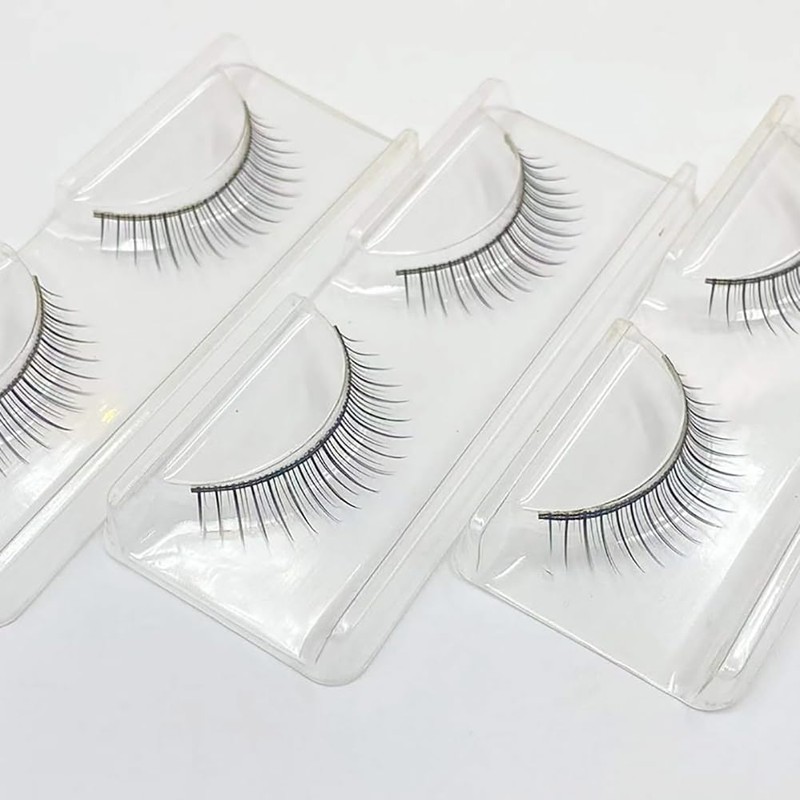 50 Pcs Plastic False Eyelash Storage Box Empty Lash Holder