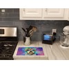Caroline's Treasures DAC2552LCB Schnauzer Hippie Dawg Glass Cutting Board Large