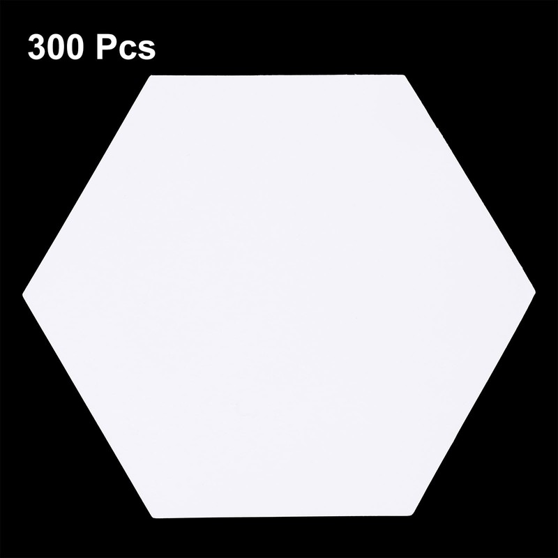 sourcing map 300 Count Hexagon Paper Piecing for Quilting, 2.5-Inch
