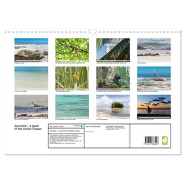 Zanzibar - a pearl of the Indian Ocean (Wall Calendar 2025 DIN A3 Landscape), CALVENDO 12 Month Wall Calendar