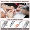 Nail Drill, Portable Electric Nail File 45000RPM, Rechargeable Nail Drill