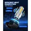 Marsauto H11/H8 LED Fog Light Bulb, 12,000 LM 600% Brightness