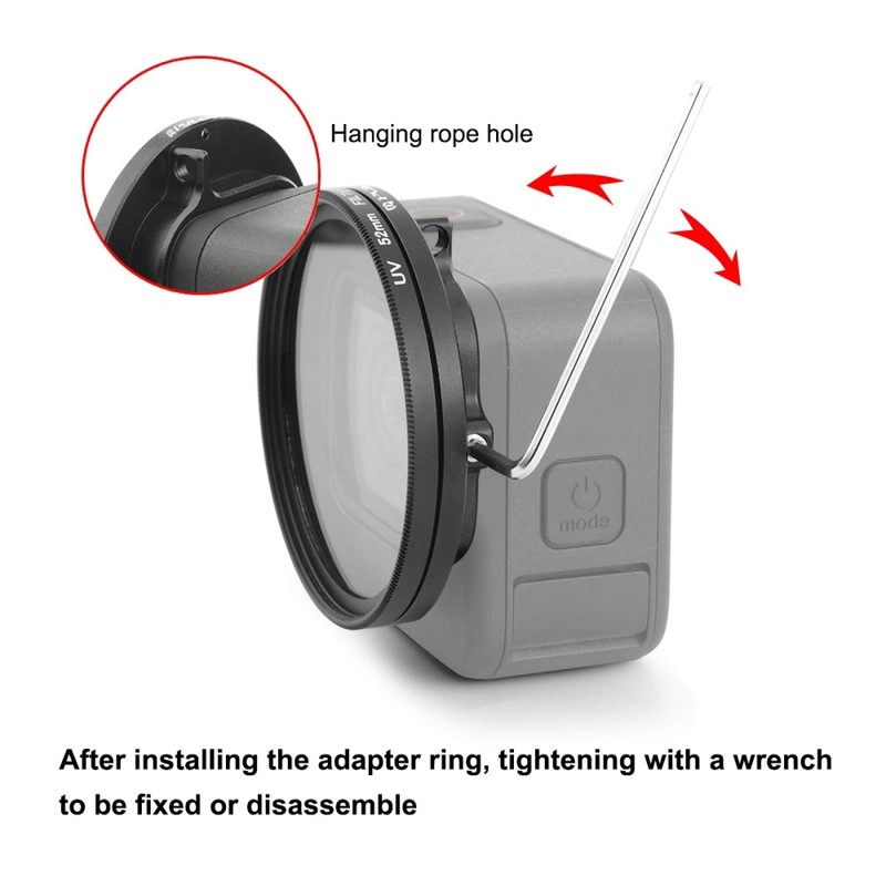 PULUZ 52mm CPL+ UV filter compatible with GoPro Hero11 Black