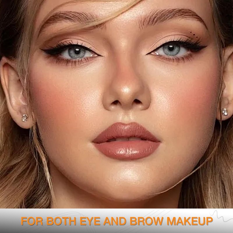 Boobeen Waterproof Liquid Eyebrow Pencils with 4-Fork Tips, 2-Pcs, Microblading