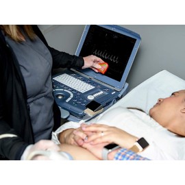 My Baby's Heartbeat Bear Furbaby's Recordable Stuffed Animals 20 sec Heart Voice Recorder for Ultrasounds and Sweet Messages Playback - Pug