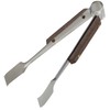 Takagi Craftsman Stainless Steel Wooden Handle Sugar Tongs, 4.3 inches