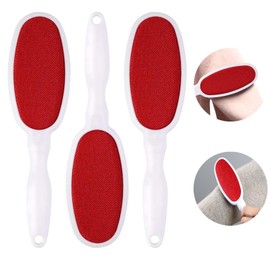 SHUOHONG Pack of 3 Pet Hair Remover, Double Sided Velour Brush for Removing Hair, Cat Hair Remover, Pet Hair Remover Brush, Lint Remover, Clothes Brush for Clothes, Furniture